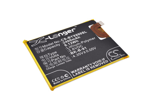 3.8V 2400mAh/9.12Wh Li-Polymer Mobile/SmartPhone Battery for BBK