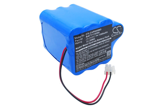 24V 1300mAh/31.20Wh Ni-MH Medical Battery for Cardioline