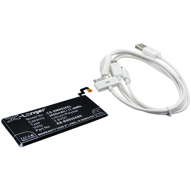 CS-CB032 Replacement Battery – Compatible with Galaxy Note 5, Galaxy Note 5 Dual Sim, Galaxy Note 5 Edition, Galaxy Note 5 Special Edition, Noble, SM-N9200, SM-N9208, SM-N920A, SM-N920F, SM-N920G, SM-N920I, SM-N920K, SM-N920L, SM-N920P, SM-N920R, SM-N920R4, SM-N920S, SM-N920T, SM-N920V, SMN920VZKA, SMN920VZKE, SMN920VZWA, SM-N920W8