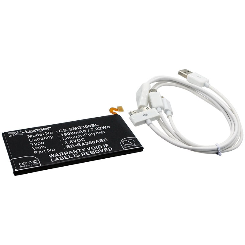 CS-CB040 Replacement Battery – Compatible with Galaxy A3, Galaxy A3 Duos, SM-A3000, SM-A3009, SM-A300F, SM-A300F/DS, SM-A300FU, SM-A300G, SM-A300G/DS, SM-A300H/DS, SM-A300M, SM-A300M/DS
