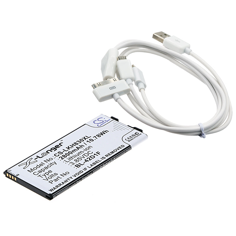 CS-CB047 Replacement Battery – Compatible with G5, G5 H831, G5 Lite, H820, H830, H840, H848 Dual SIM, H850, H860, H860N, H868, LS992, RS988, VS987