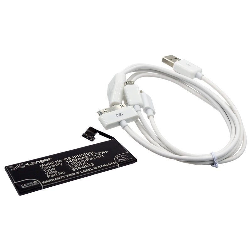 CS-CB057 Replacement Battery – Compatible with A1428, iPhone 5, iPhone 5 16GB, iPhone 5 32GB, iPhone 5 64GB, MD634LL/A, MD635LL/A, MD636LL/A, MD637LL/A, MD644LL/A, MD645LL/A, MD654LL/A, MD655LL/A, MD656LL/A, MD657LL/A, MD658LL/A, MD659LL/A, MD660LL/A, MD661LL/A, MD664LL/A, MD665LL/A, MD667LL/A, MD668LL/A, ME486LL/A, ME487LL/A