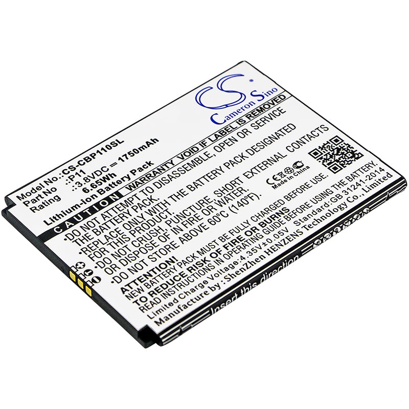 3.8V 1750mAh/6.65Wh Li-ion Mobile/SmartPhone Battery for Cubot