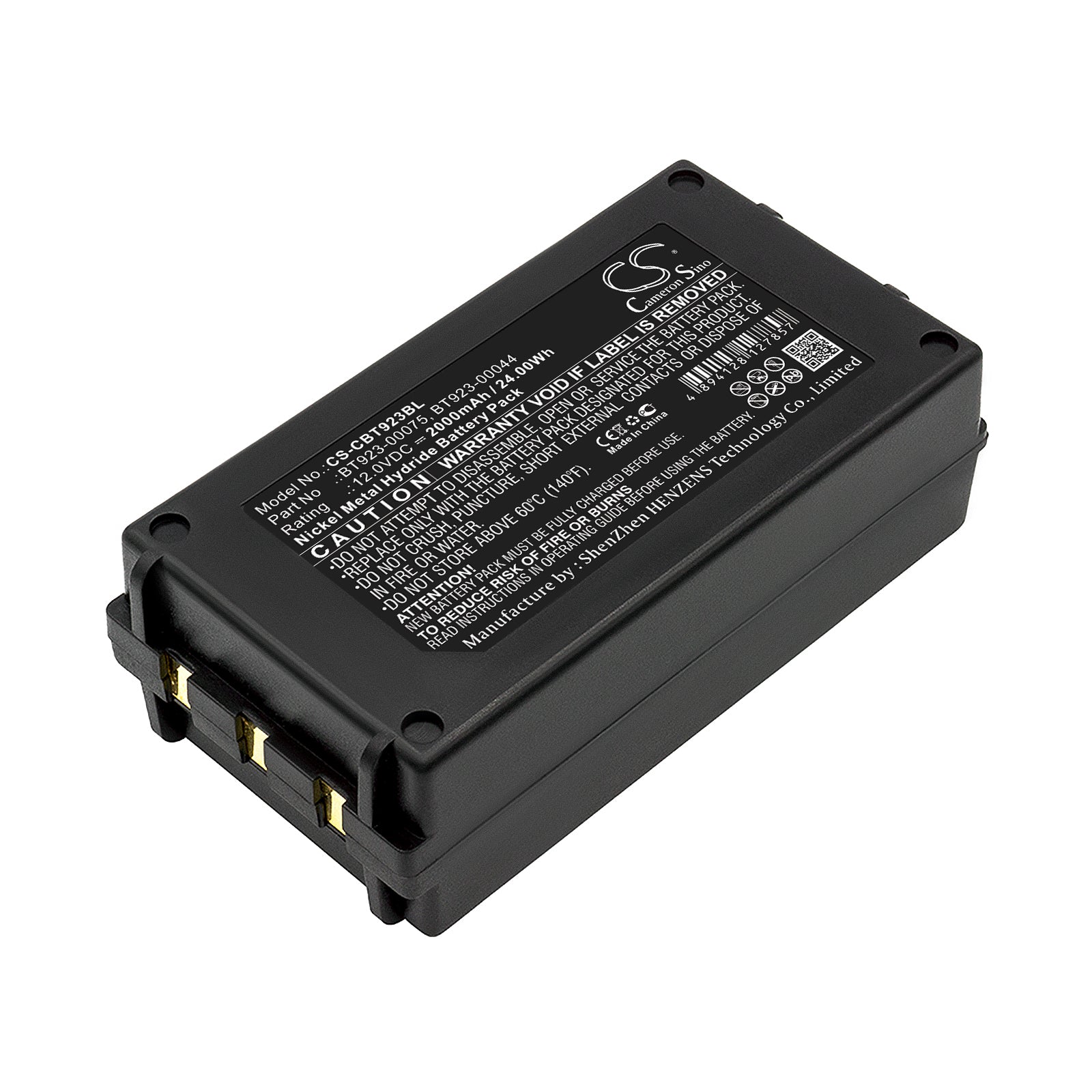 12V 2000mAh/24.00Wh Ni-MH Crane Remote Control Battery for Cattron Theimeg