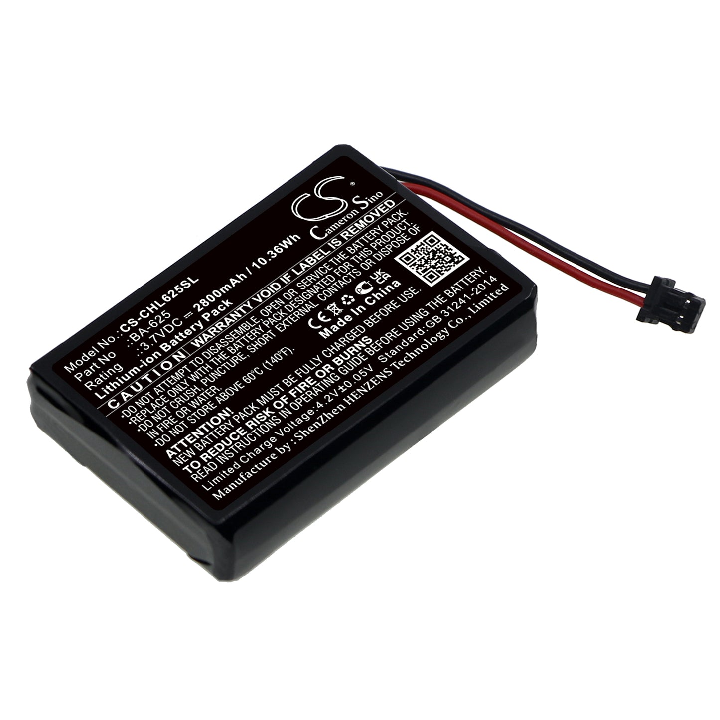 CS-CHL625SL Replacement Battery – Compatible with HL-EL625RC