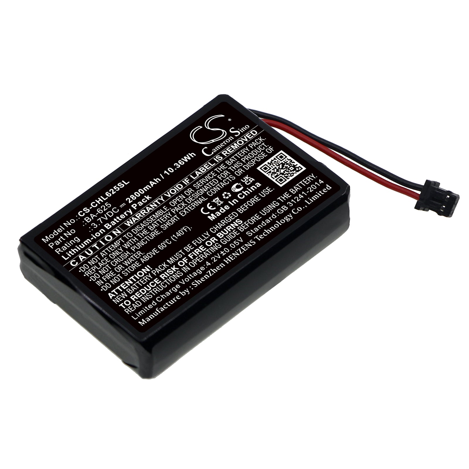 CS-CHL625SL Replacement Battery – Compatible with HL-EL625RC