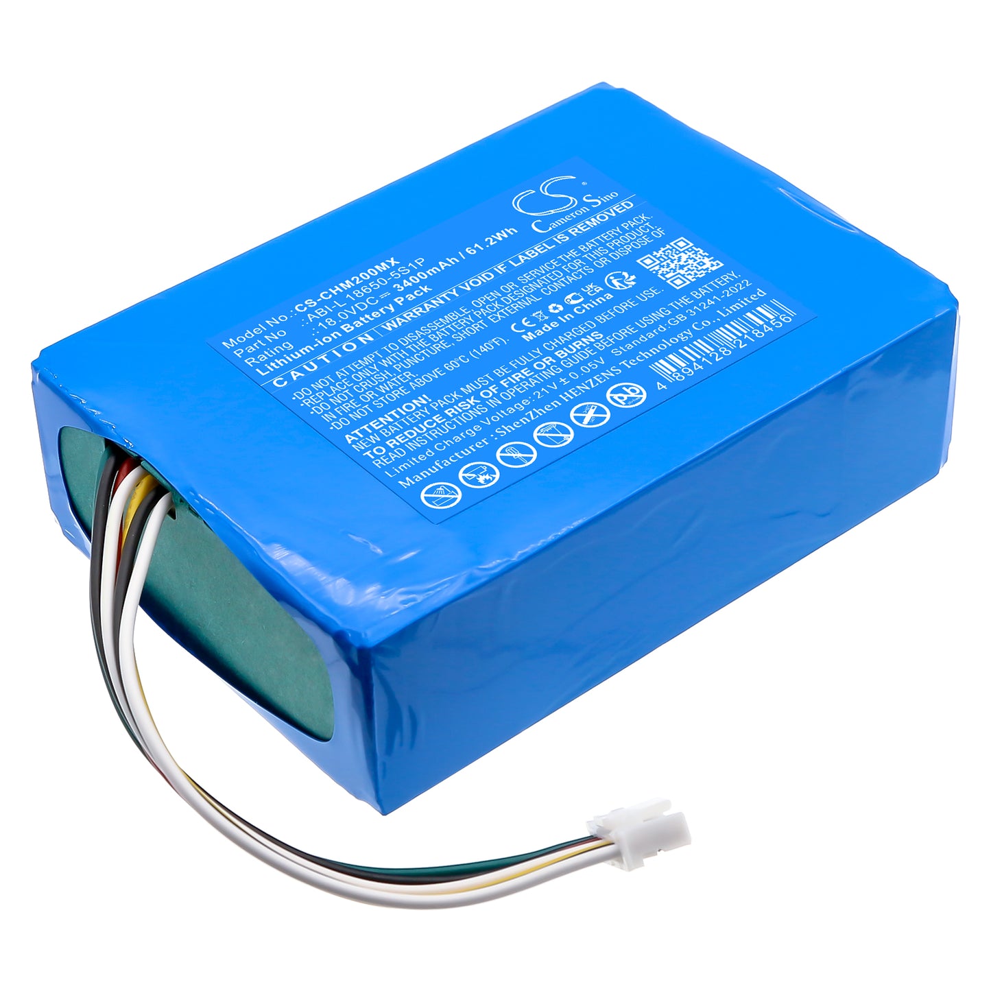 CS-CHM200MX Replacement Battery – Compatible with Intelect Legend 2 Ultrasound, Intelect Mobile 2 Combo, Intelect Mobile 2 Stim, Intelect Mobile 2 Ultrasound, Intelect Transport 2 Combo, Intelect Transport 2 Ultrasoun, Transport 2 Ultrasound