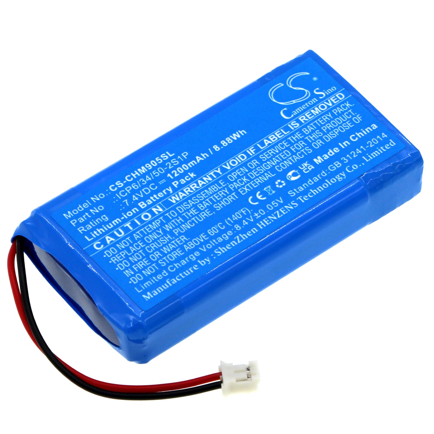 CS-CHM905SL Replacement Battery – Compatible with MOJO Headphone Amplifier