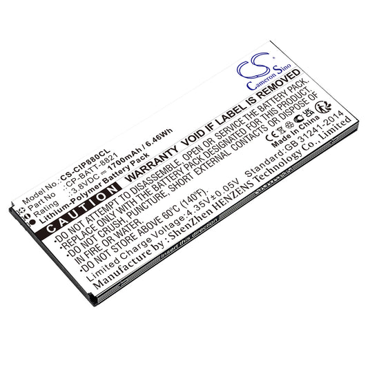 3.8V 1700mAh/6.46Wh Li-Polymer Cordless Phone Battery for Cisco