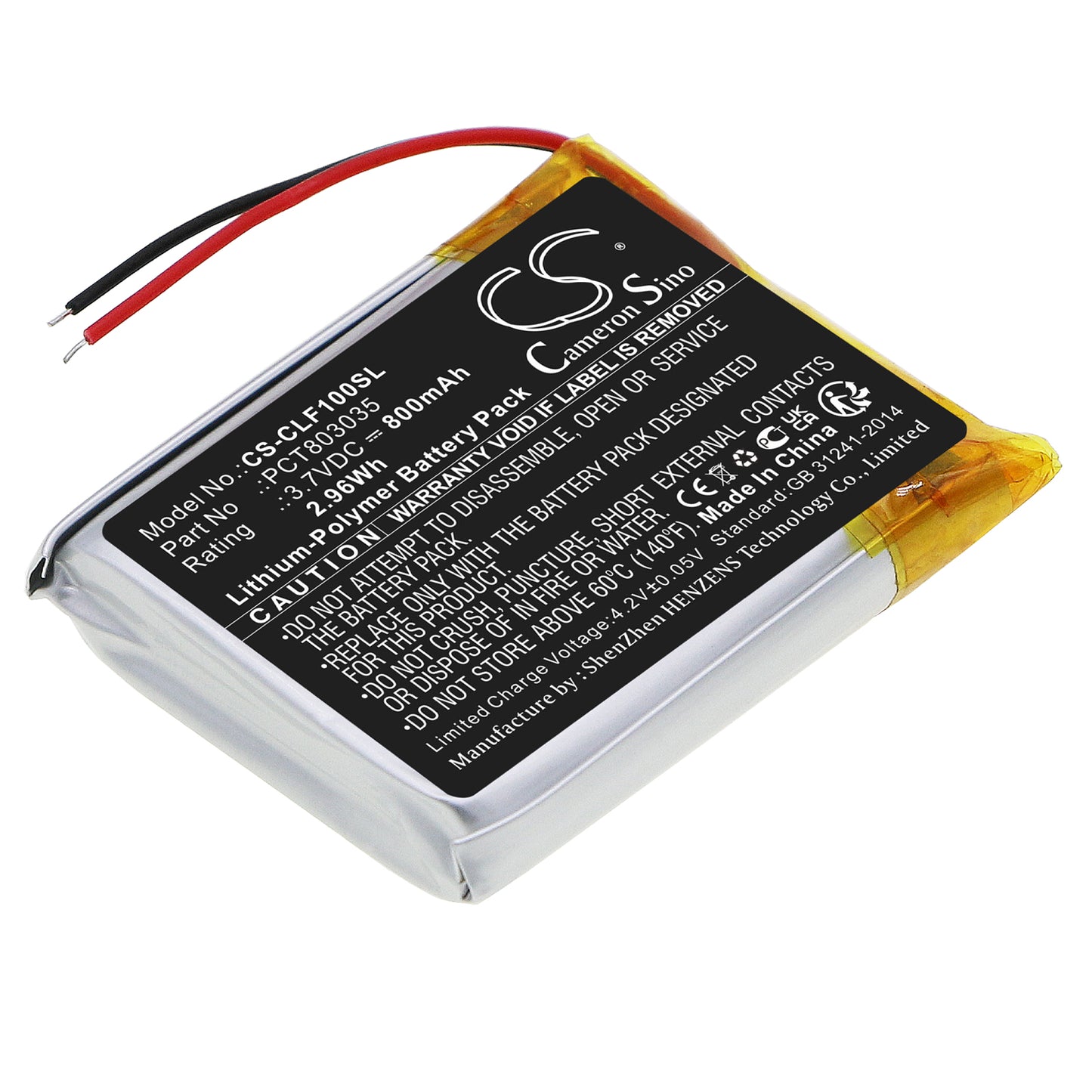 CS-CLF100SL Replacement Battery – Compatible with Enduro anc, Flow