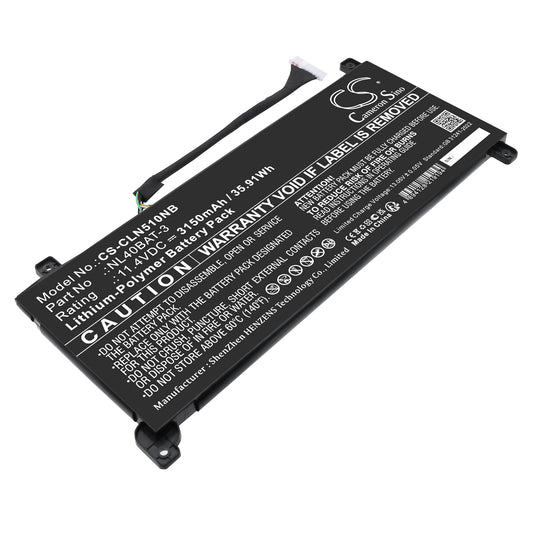 CS-CLN510NB Replacement Battery – Compatible with NL40MU, NL40PU, NL41MU, NL41PU, NL42MU, NL50MU, NL50NU, NL50PU, NL50RU, NL51LU, NL51MU, NL51NU, NL51PU, NL51RU, NL52LU, NL52MU, NL55PU