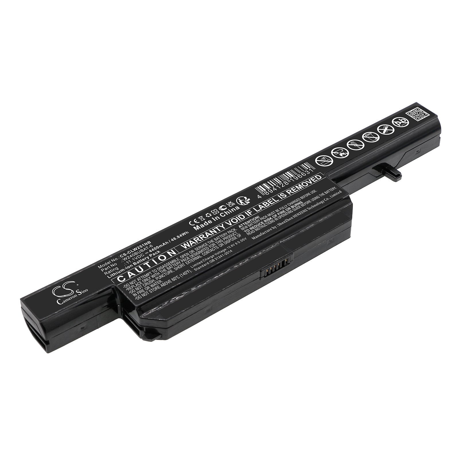 CS-CLW251NB Replacement Battery – Compatible with NB320, W251EL, W251ELQ, W251EU, Zoostorm 7827, Zoostorm 7872-9043/A, ZooStorm 9040, Zoostorm B980