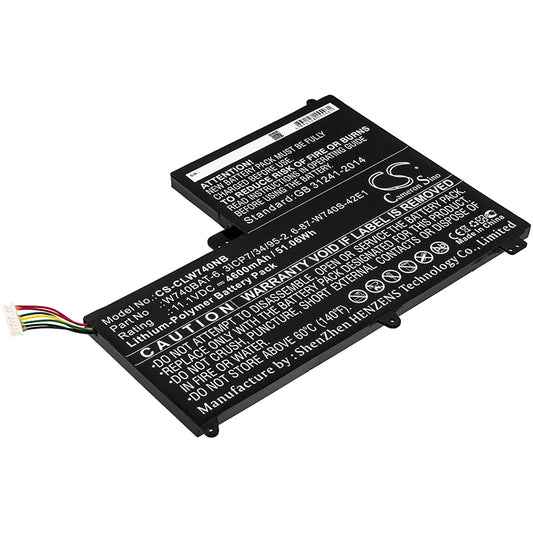 CS-CLW740NB Replacement Battery – Compatible with NP2740