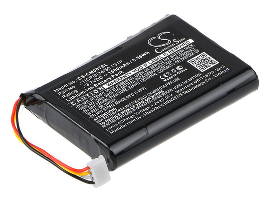 3.7VV 1500mAh/5.55Wh Li-ion Custom Battery Packs for Custom Battery Pack