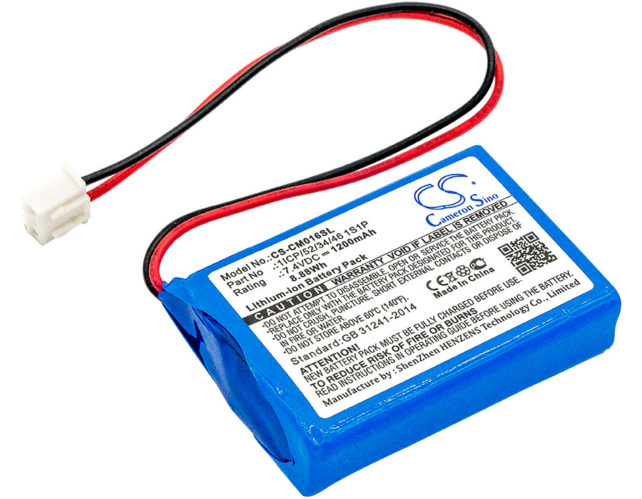 CS-CM016SL Replacement Battery – Li-ion 7.4 1200mAh / 8.88Wh