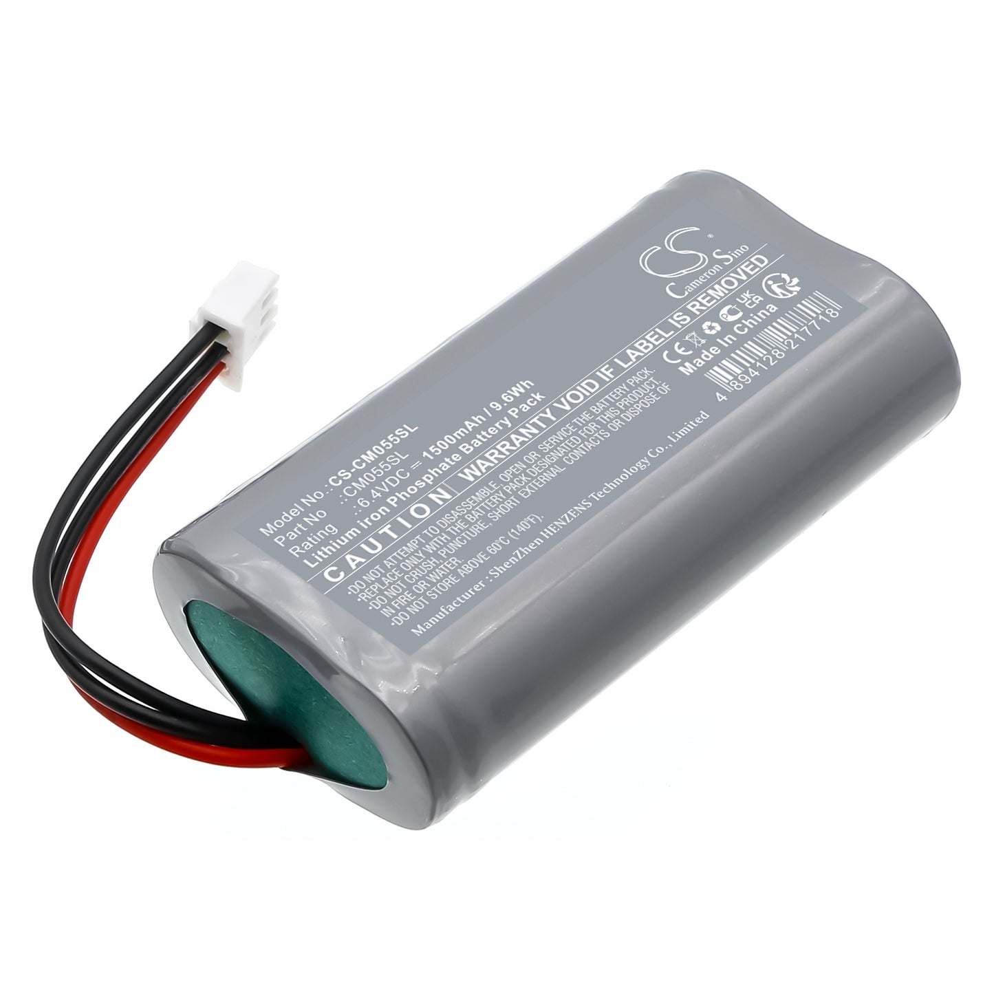 CS-CM055SL Replacement Battery – LiFePO4 6.4 1500mAh / 9.6Wh