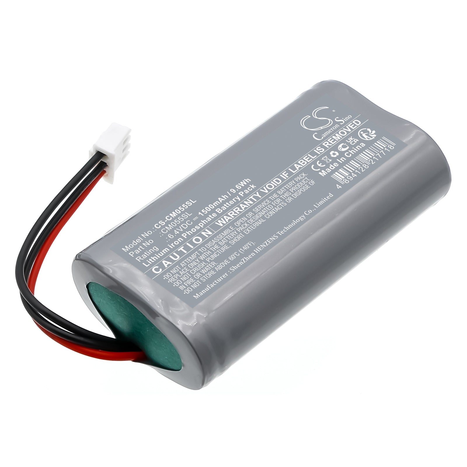 CS-CM055SL Replacement Battery – LiFePO4 6.4 1500mAh / 9.6Wh