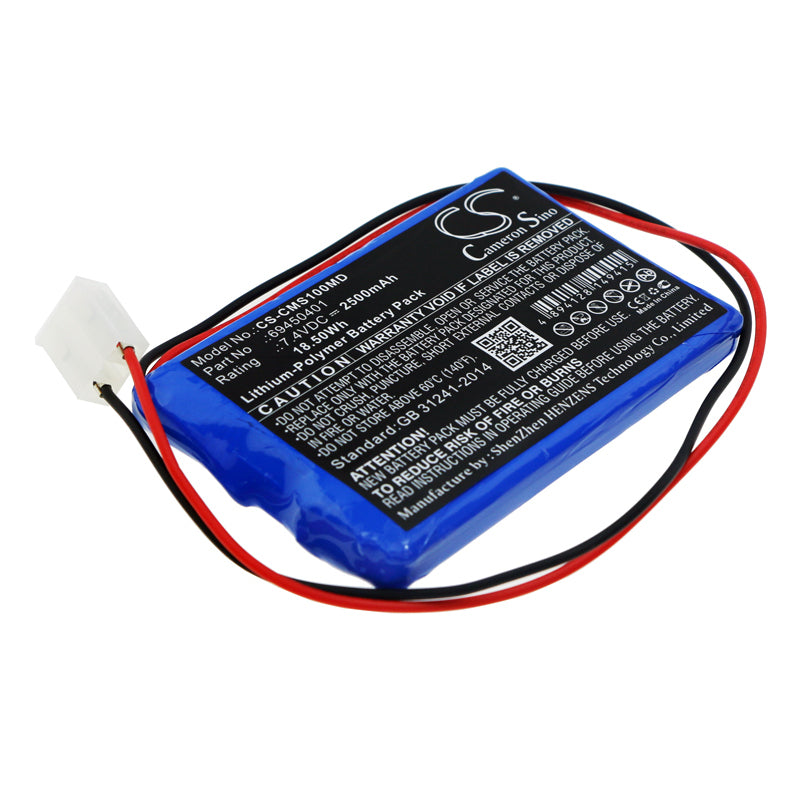 CS-CMS100MD Replacement Battery – Compatible with ECG-100G