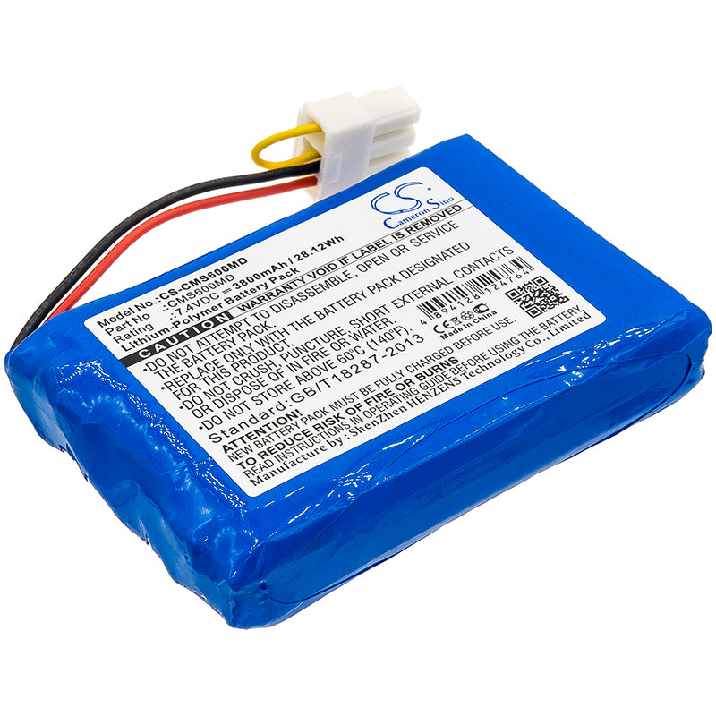 7.4V 3800mAh/28.12Wh Li-Polymer Medical Battery for CONTEC