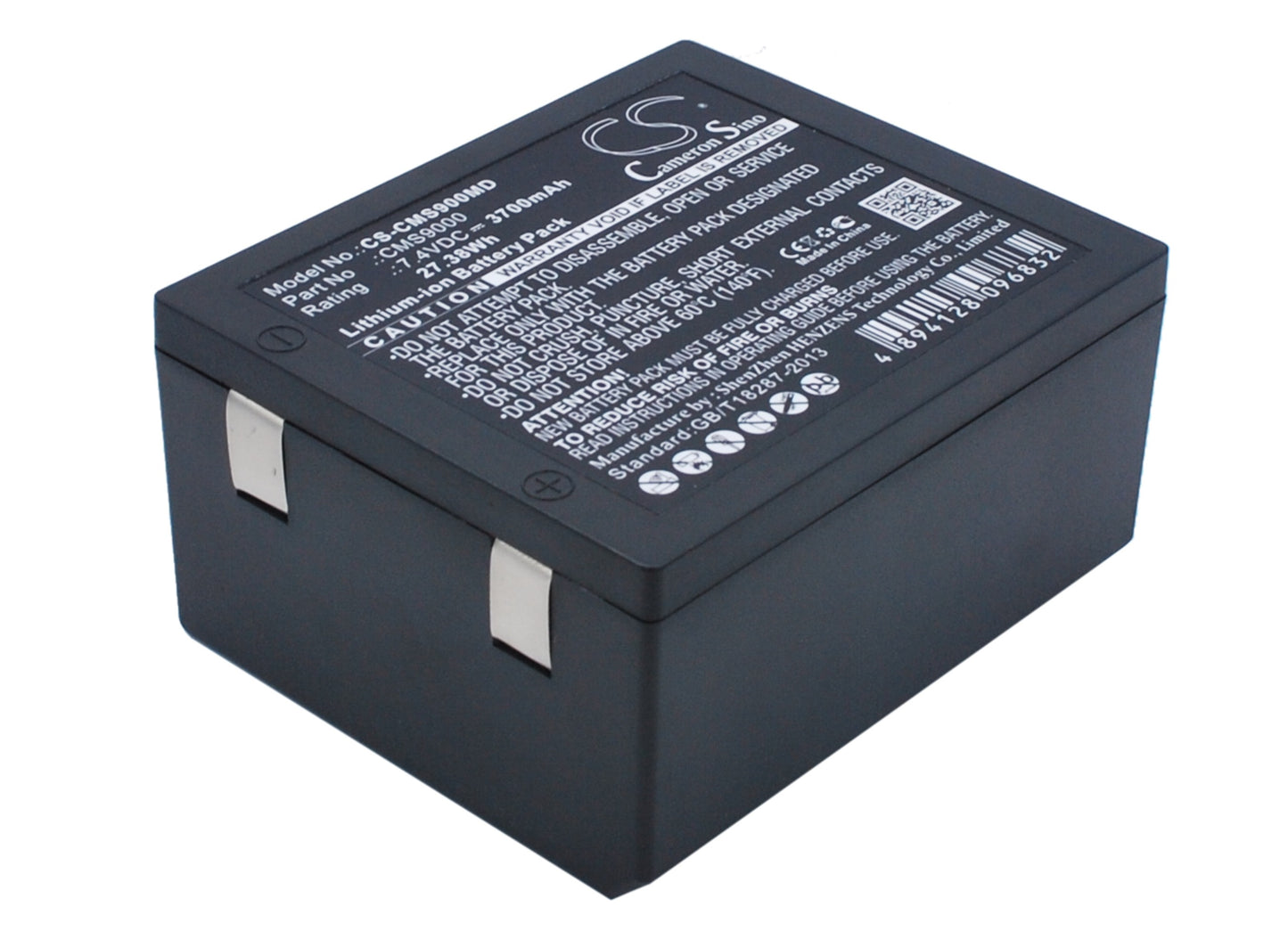 7.4V 3700mAh/27.38Wh Li-ion Medical Battery for DHRM
