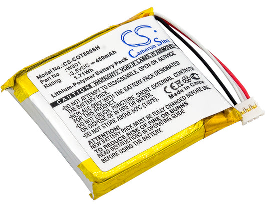 3.8V 450mAh/1.71Wh Li-Polymer Smartwatch Battery for Codio