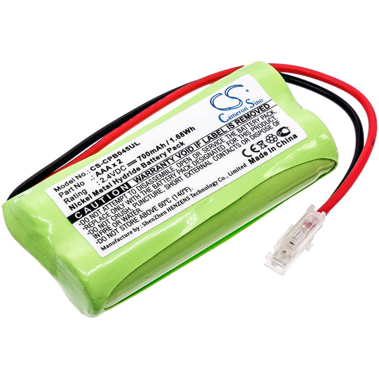 2.4V 700mAh Ni-MH REPLACEMENT BATTERY FOR UNIVERSAL AAA X 2