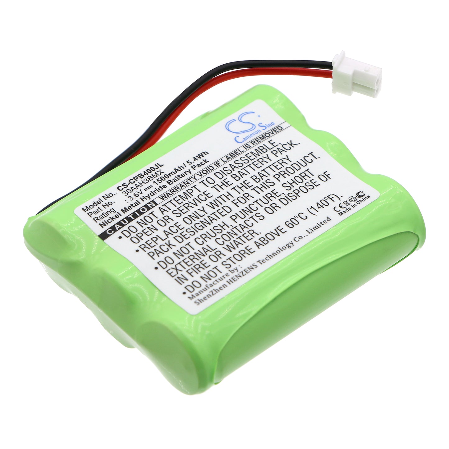 3.6V 1500mAh/5.4Wh Ni-MH Cordless Phone Battery for Aastra