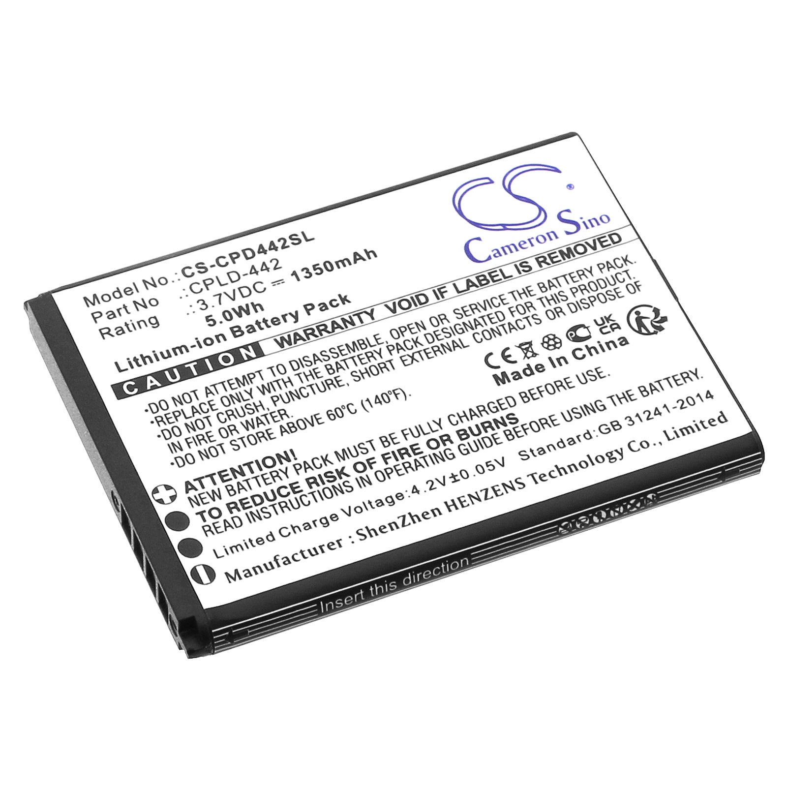 CS-CPD442SL Replacement Battery – Compatible with Belleza, CP3321, CP3321AT, CP3321ST