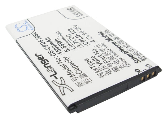 3.7V 1500mAh/5.55Wh Li-ion Mobile/SmartPhone Battery for Coolpad