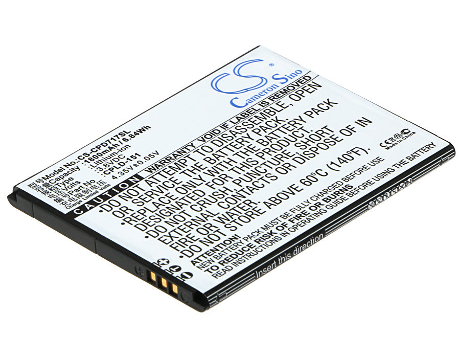 3.8V 1800mAh/6.84Wh Li-ion Mobile/SmartPhone Battery for Coolpad