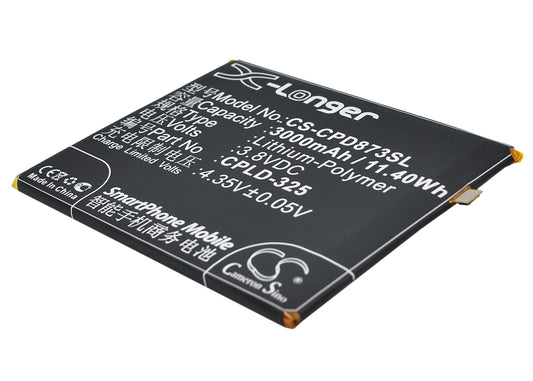 3.8V 3000mAh/11.40Wh Li-Polymer Mobile/SmartPhone Battery for Coolpad