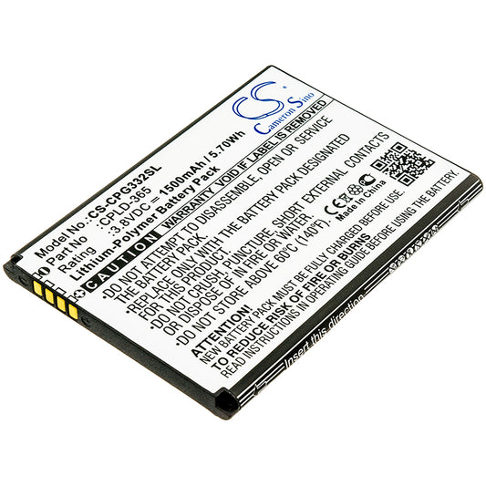3.8V 1500mAh/5.70Wh Li-Polymer Mobile/SmartPhone Battery for Coolpad