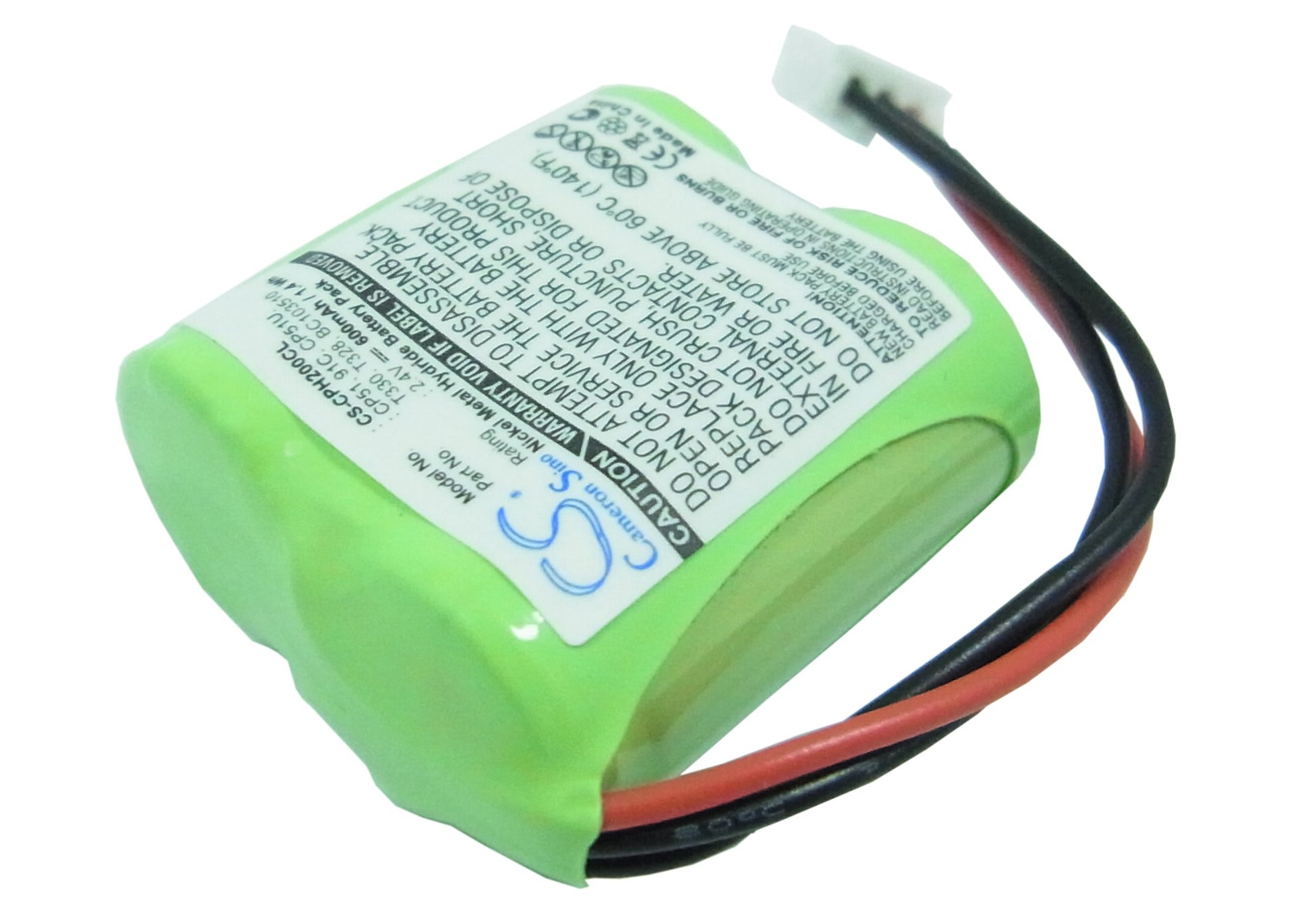 2.4V 600mAh/1.44Wh Ni-MH Cordless Phone Battery for GP