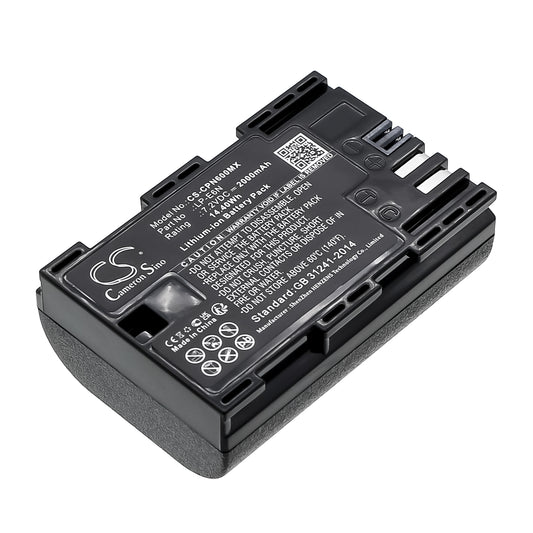 7.2V 2000mAh/14.40Wh Li-ion Camera Battery for Canon