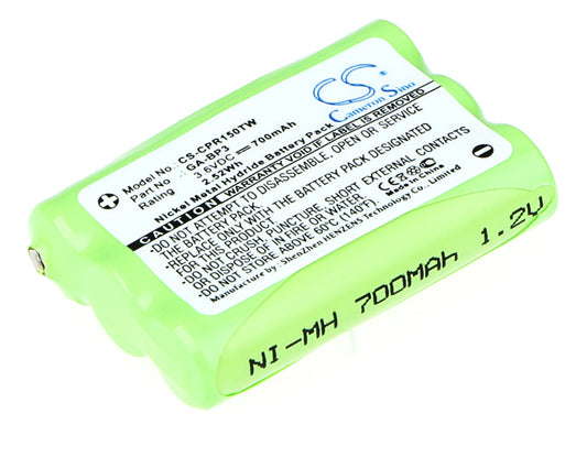 3.6V 700mAh/2.52Wh Ni-MH Two-Way Radio Battery for Cobra