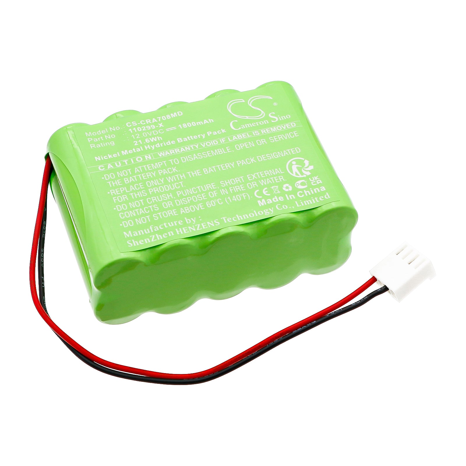 CS-CRA708MD Replacement Battery – Compatible with A707V, A708V, Argus infusion pump A707V, Argus infusion pump A708V