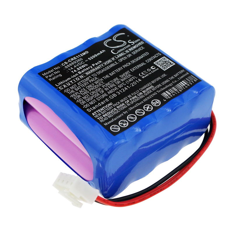 CS-CRE112MD Replacement Battery – Compatible with ECG-1112, ECG-1112L