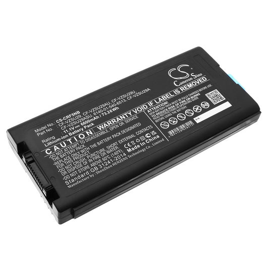 11.1V 6600mAh Li-ion Notebook/Laptop Battery for Panasonic