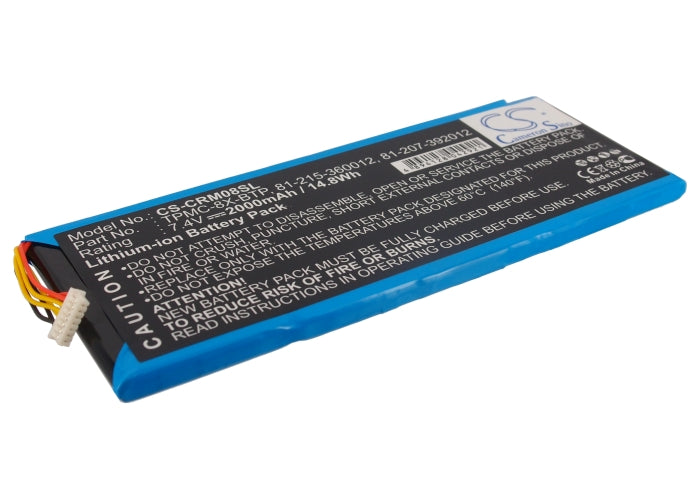 7.4V 2000mAh/14.80Wh Li-ion Remote Control Battery for Crestron