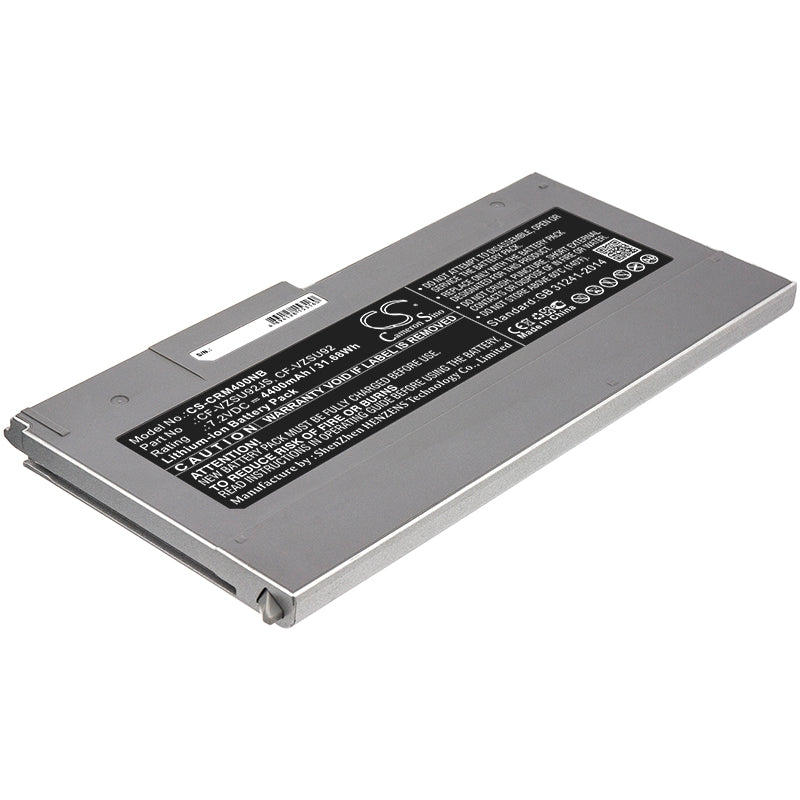 CS-CRM400NB Replacement Battery – Compatible with CF-MX3, CF-MX3DDFJR, CF-MX3DDGJR, CF-MX3DDQJR, CF-MX3JEBJR, CF-MX3JEGJR, CF-MX3JEKJR, CF-MX3SEBJR, CF-MX3SEGJR, CF-MX3TEABR, CF-MX3VEWBR, CF-MX3ZDYBR, CF-MX4, CF-MX4DDFJR, CF-MX4DDGJR, CF-MX4DDQJR, CF-MX4EDEZTF, CF-MX4EDEZZZ, CF-MX4HDFJR, CF-MX4HDGJR, CF-MX4HDQJR, CF-MX4JDYBR, CF-MX4KFYBR, CF-MX5, CF-MX5HDGPR, CF-MX5JFYQR, CF-MX5WD0PR, CF-MX5WDGPR, CF-MX5XF8QR, CF-MX5XFYQR, CF-MX5YDGPR, CF-MX5ZFYQR, Toughbook CF-MX3, Toughbook CF-MX4, Toughbook CF-MX5