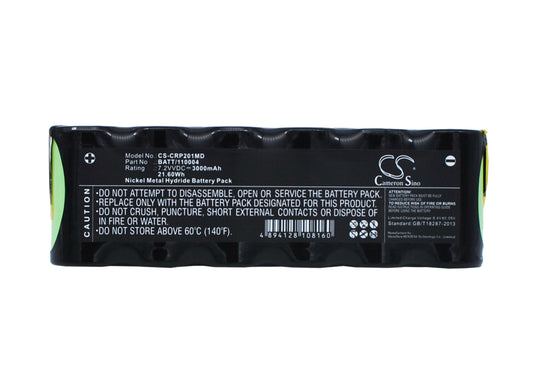 7.2V 3000mAh/21.60Wh Ni-MH Medical Battery for Cardionova