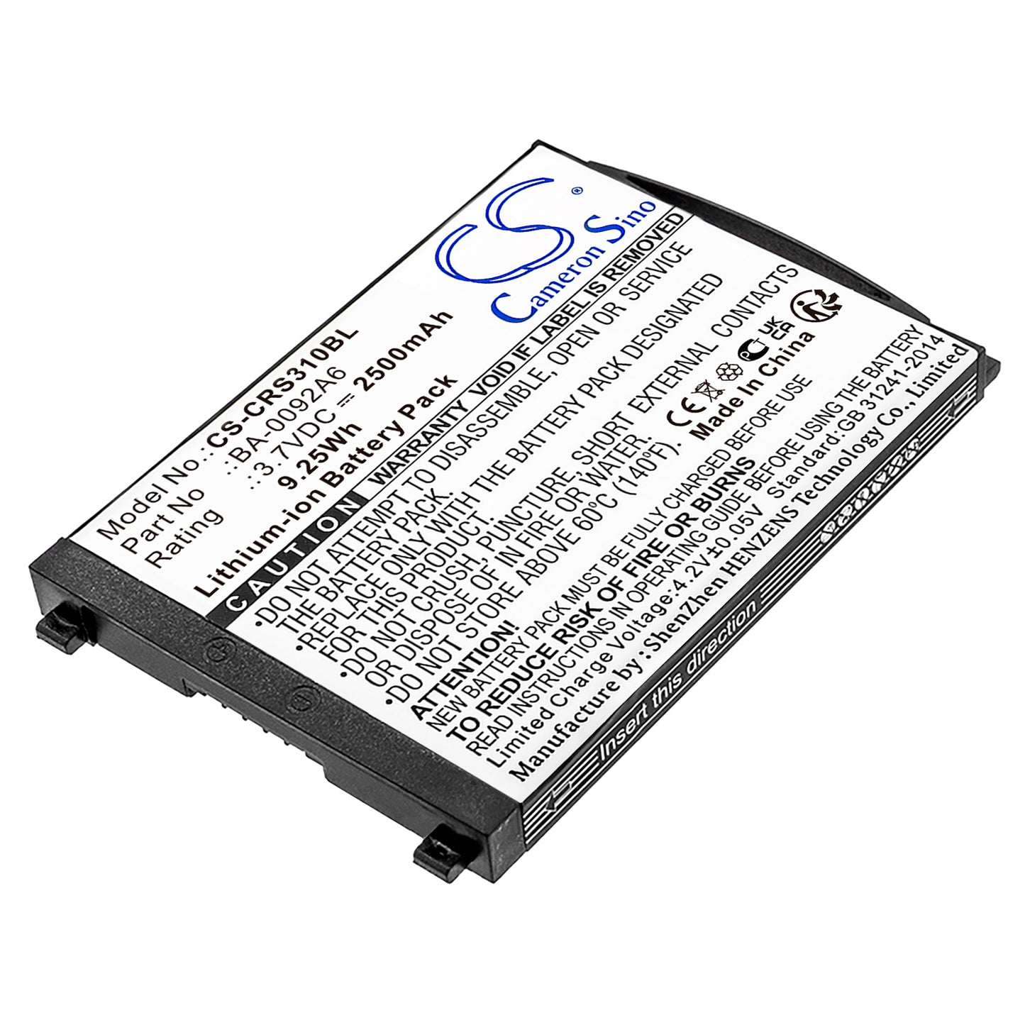 CS-CRS310BL Replacement Battery – Compatible with RS31