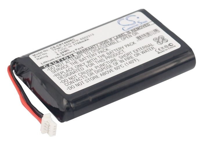3.7V 1700mAh/6.29Wh Li-ion Remote Control Battery for Crestron
