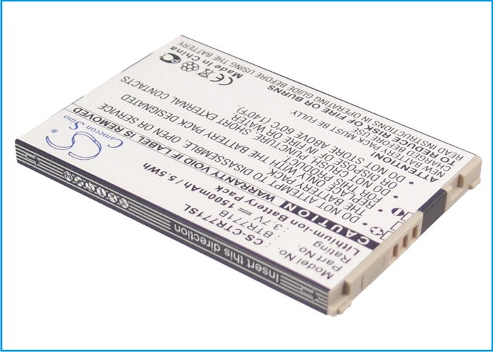3.7V 1500mAh/5.5Wh Li-ion Mobile/SmartPhone Battery for Casio