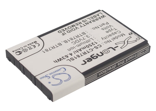 3.7V 1250mAh/4.63Wh Li-ion Mobile/SmartPhone Battery for Casio