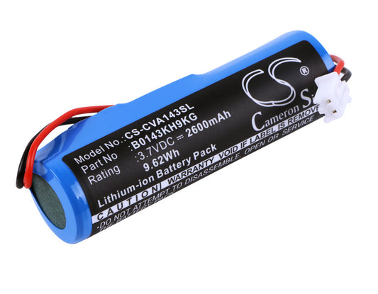 3.7V 2600mAh/9.62Wh Li-ion Amplifier Battery for Croove