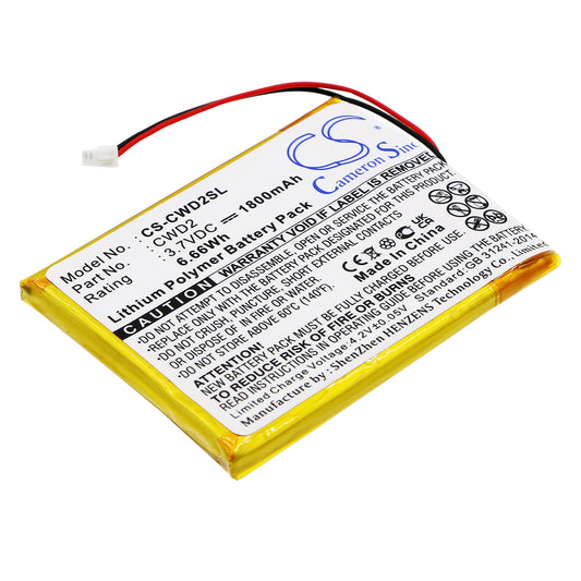 3.7V 1800mAh Li-ion MP3/MP4/PMP Battery for Cowon