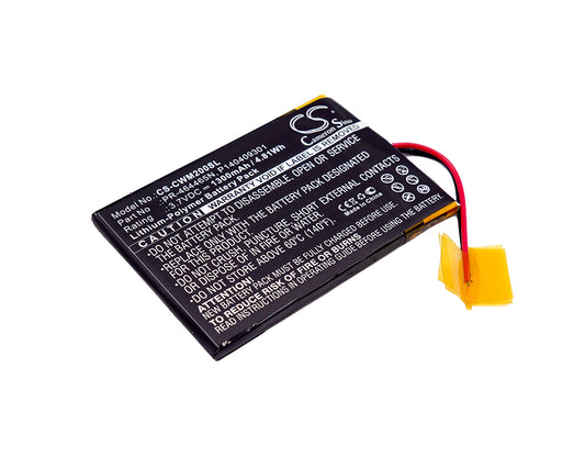 3.7V 1300mAh/4.81Wh Li-Polymer MP3/MP4/PMP Battery for Cowon