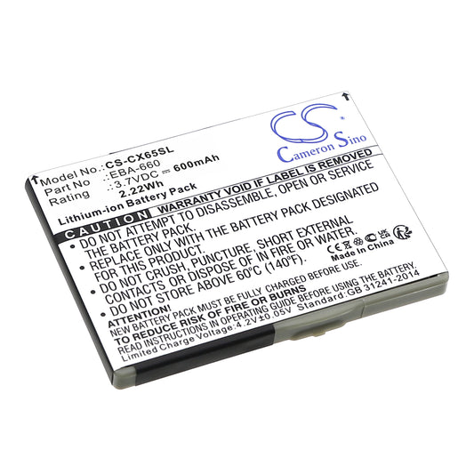 3.7V 750mAh/2.78Wh Li-ion Mobile/SmartPhone Battery for BenQ-Siemens