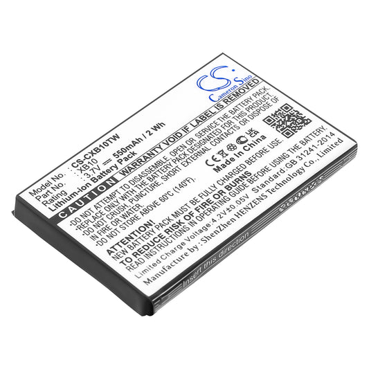 3.7V 550mAh Li-ion Two-Way Radio Battery for Xact Communication